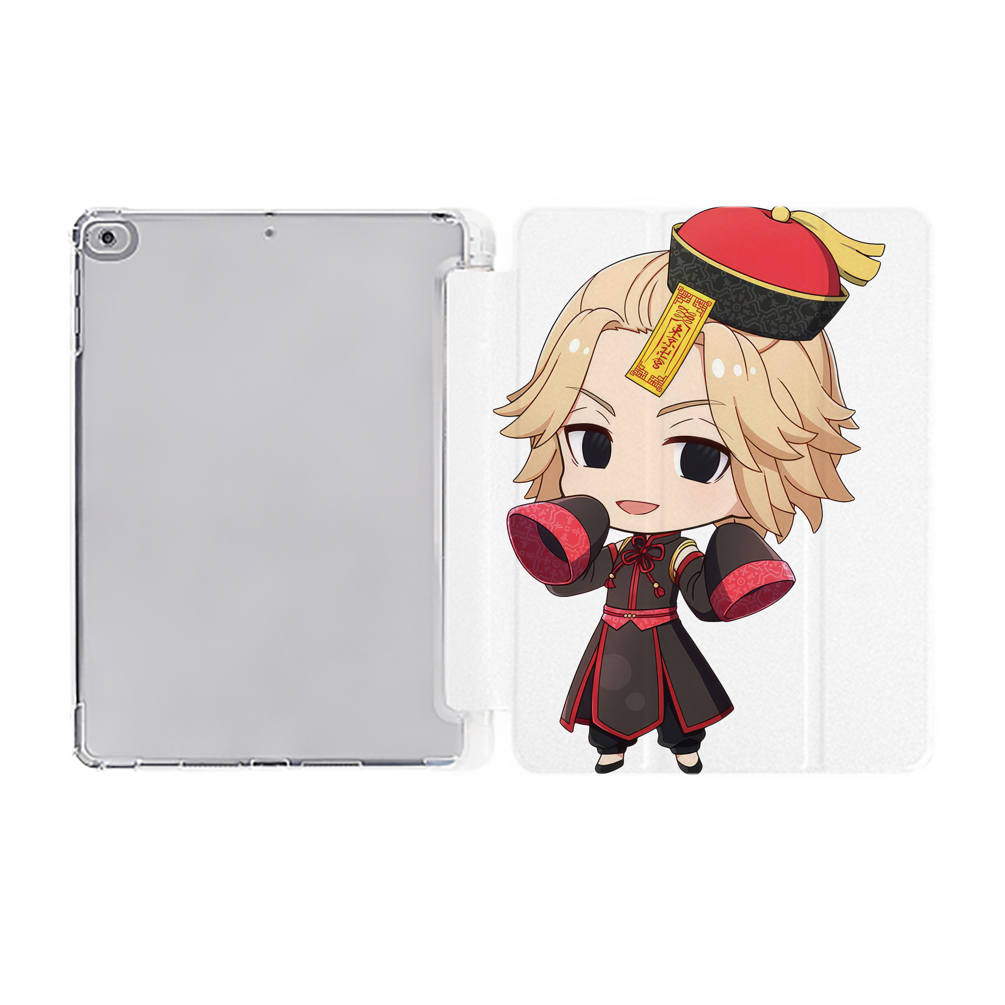 （画像用） 東京リベンジャーズ Tokyo Revengers IPad ケース ペン収納付き 三つ折りスタンド PUレザー×シリコン 対応機種9.5/10.5/10.9インチ